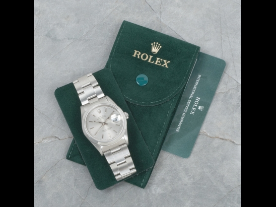 劳力士 (Rolex) Date 34 Argento Oyster Silver Lining Dial - Rolex Service Guara 15200